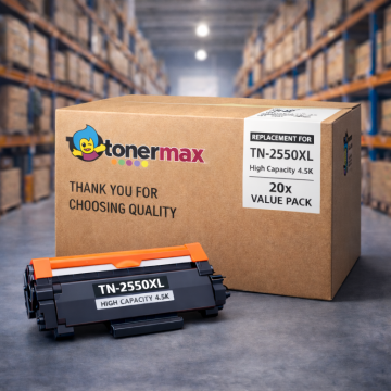 Brother TN-2550XL Muadil Toner 20'li Paket / HL-L2461DN / MFC-L2806DW / MFC-L2861DW / MFC-L2886DW