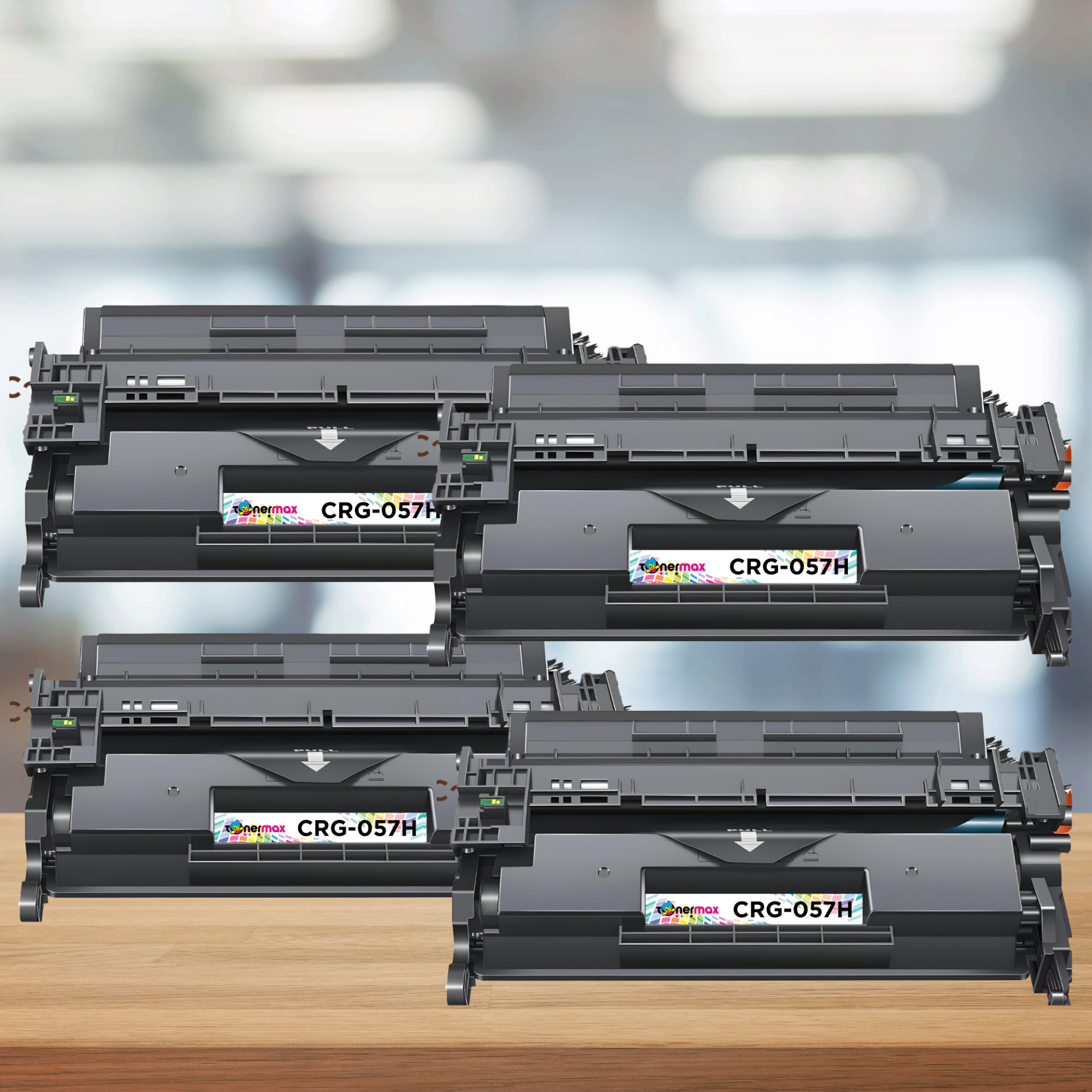 Tonermax Canon CRG-057H Muadil Toner Çipsiz - Ön Görünüm