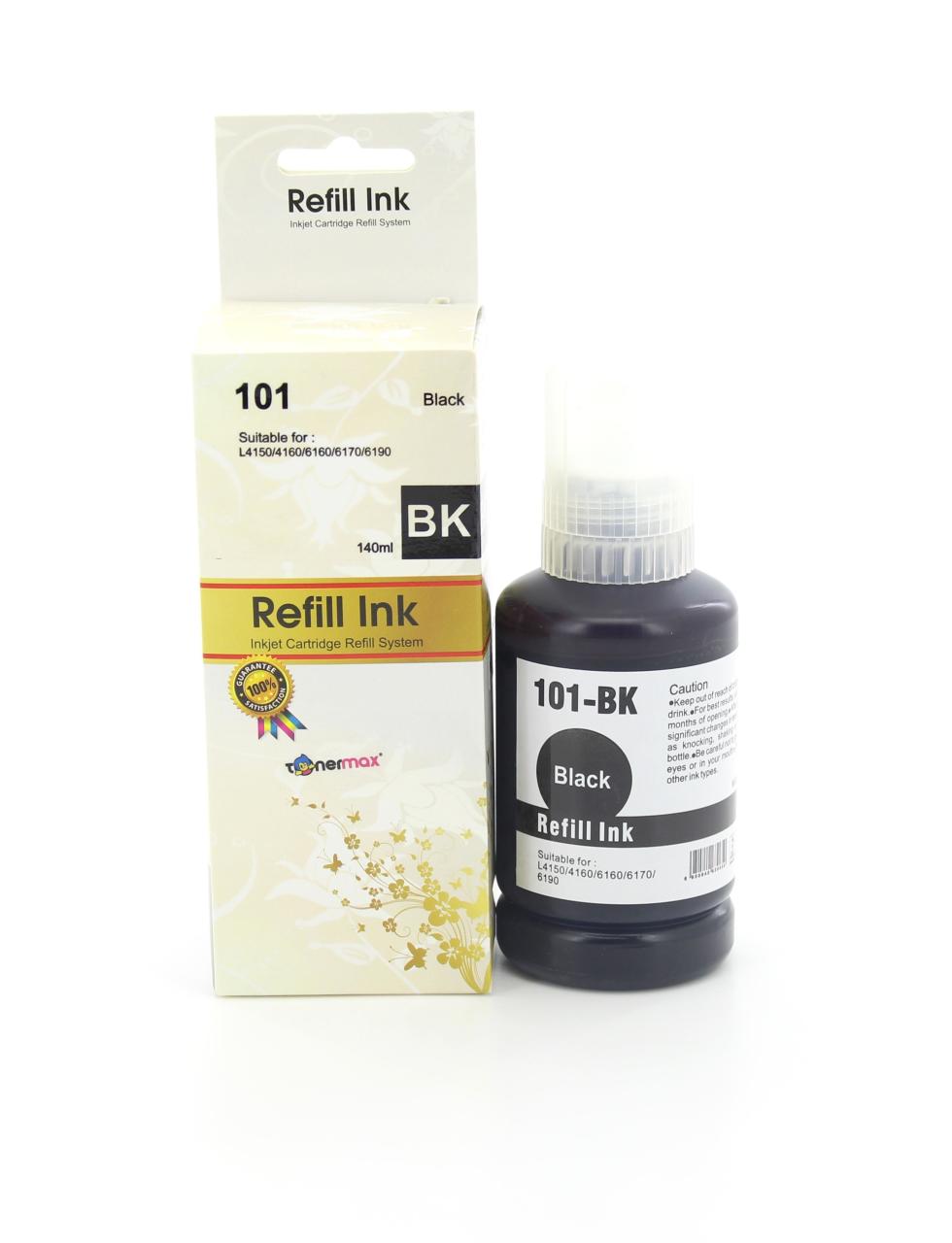 Epson EcoTank 101 C13T03V14A Muadil Mürekkep Siyah / ITS L4150 / L4160 / L6160 /  L6170 / L619