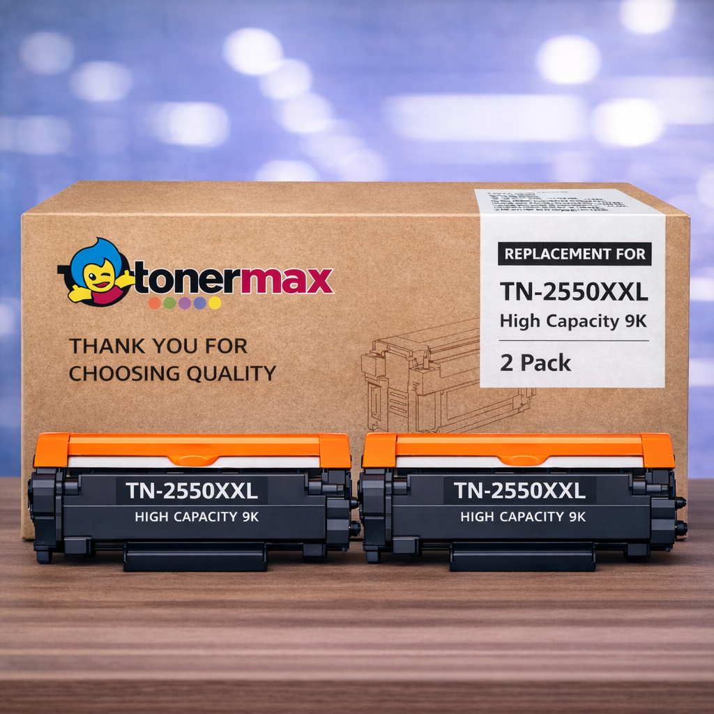 Brother TN-2550XXL Muadil Toner 2'li Paket / HL-L2461DN / MFC-L2806DW / MFC-L2861DW / MFC-L2886DW