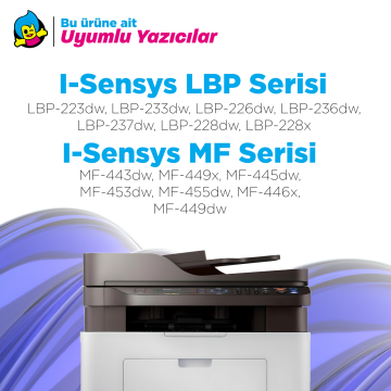 Canon CRG-057 Muadil Toner 10'lu Paket Çipli / LBP223 / LBP226 / LBP228X / MF443 / MF445 / MF446 / MF449 / MF453 / MF455