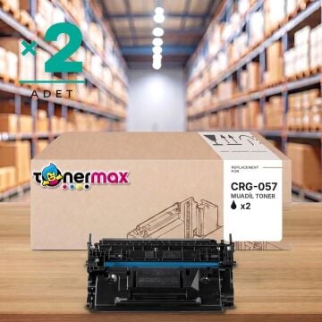 Canon CRG-057 Muadil Toner 2'li Paket Çipli / LBP223 / LBP226 / LBP228X / MF443 / MF445 / MF446 / MF449 / MF453 / MF455