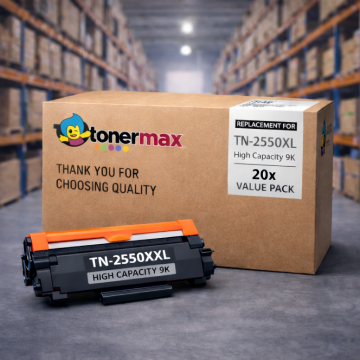Brother TN-2550XXL Muadil Toner 20'li Paket / HL-L2461DN / MFC-L2806DW / MFC-L2861DW / MFC-L2886DW