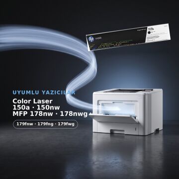 Hp 117A W2070A / Hp 150a / 150nw / 178nw / 179fnw Siyah Orjinal Toner