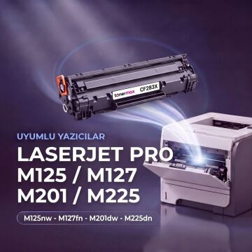 Hp CF283X / M201 / M225 Muadil Toneri - AA Plus