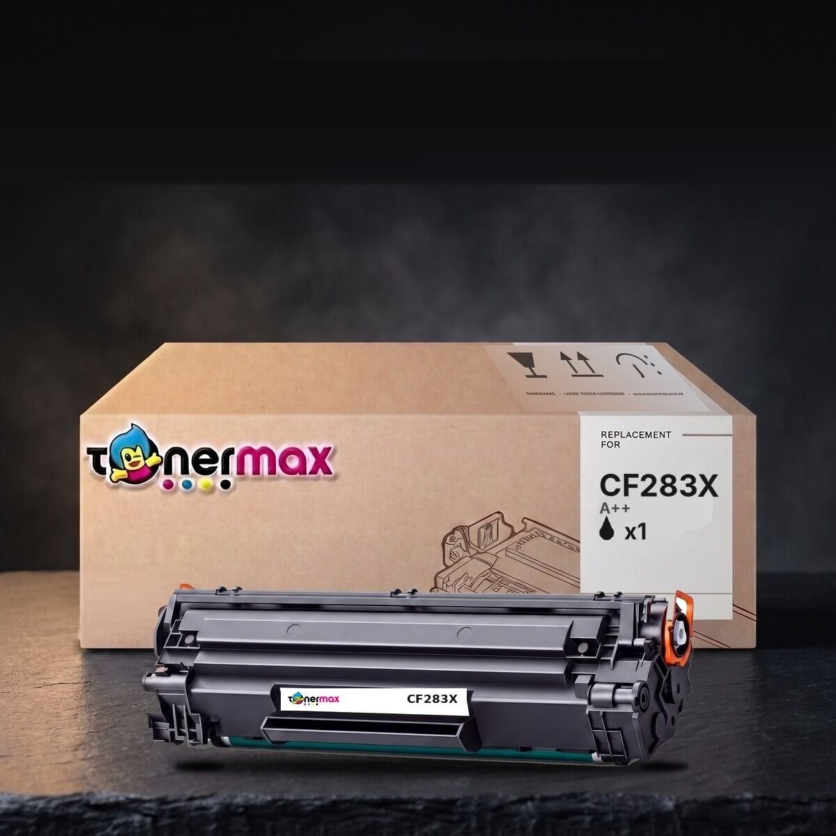 TonerMAX® CF283X A Plus Muadil Toner — Amerikan Tozu — Premium Kaliteli Baskı