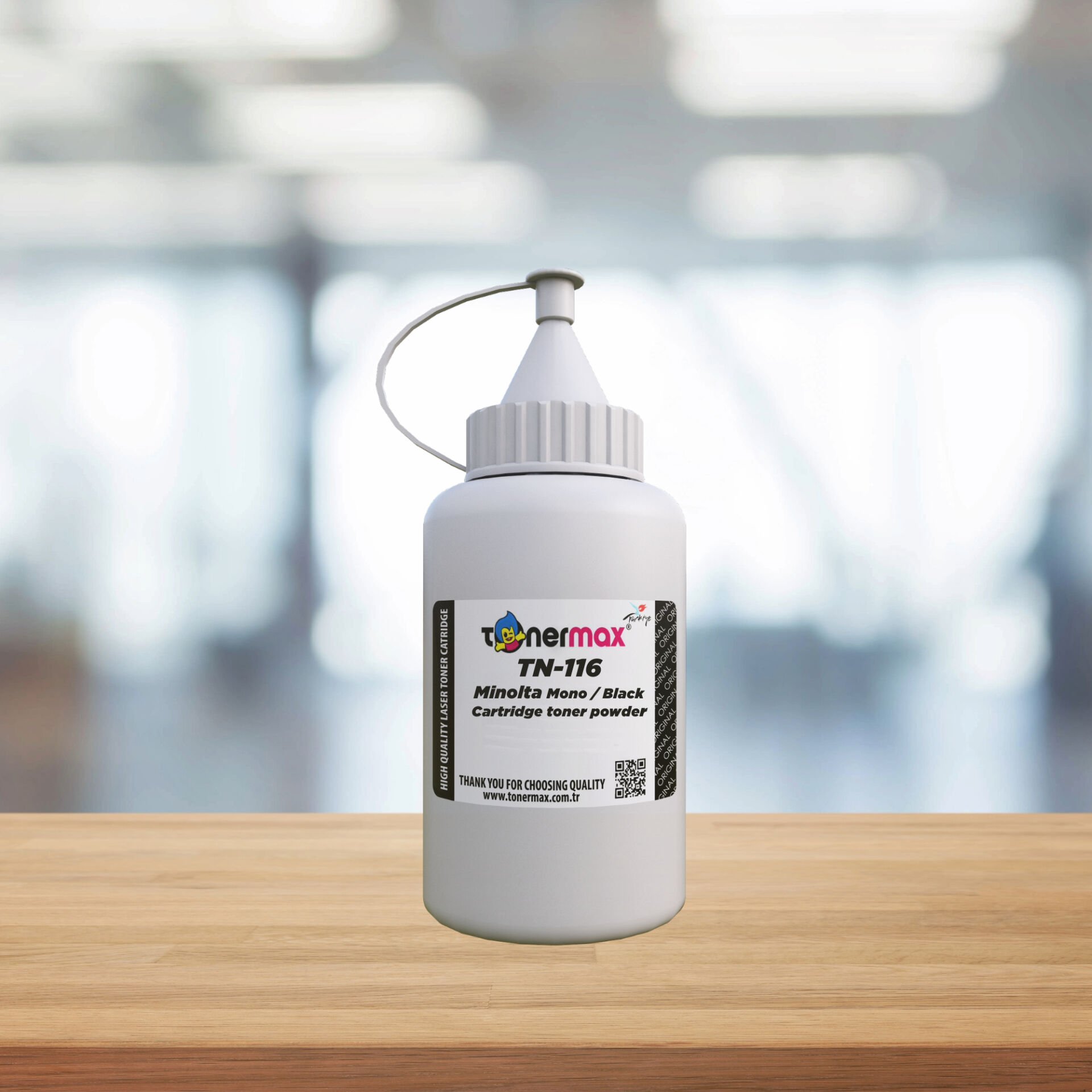 Konica Minolta Uyumlu Tonermax TN-116 Toner Tozu 250GR./ BizHub 164 / BizHub 165 / BizHub 185