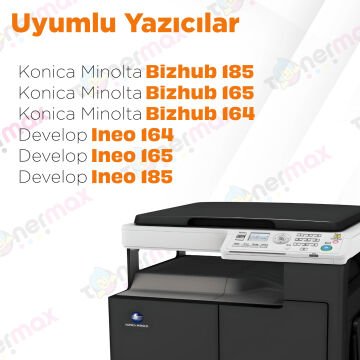 Konica Minolta Uyumlu Tonermax TN-116 Toner Tozu 250GR./ BizHub 164 / BizHub 165 / BizHub 185