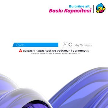 Hp 117A W2071A Mavi Muadil Toner ÇİPLİ / Hp 150a / 150nw / 178nw / 179fnw
