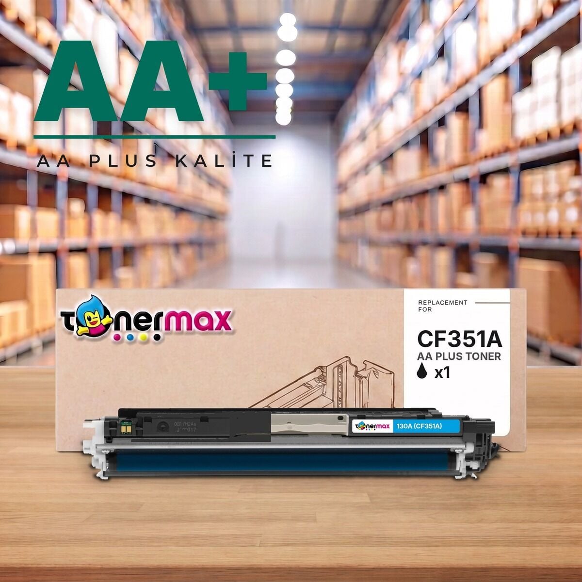 TonerMAX® 130A Mavi Muadil Toner — AA Plus