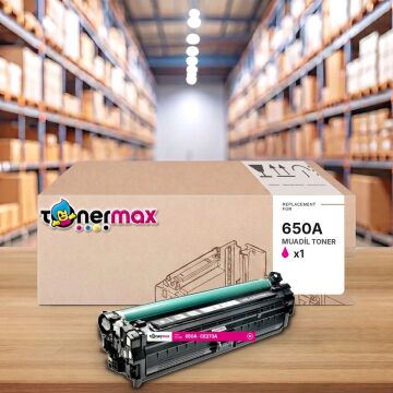 Hp 650A CE273A Kırmızı Muadil Toner - Çipli / Color LaserJet Enterprise CP5525 / M750