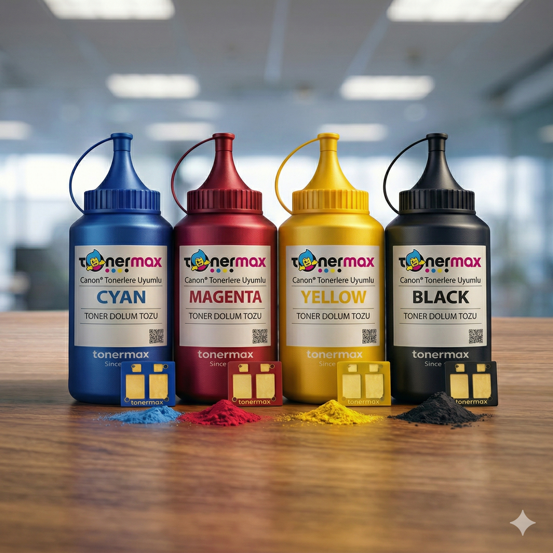 Canon CRG-067 Toner Tozu + Çip Takımı / LBP-631Cw - LBP-633Cdw - MF-651Cw - MF-655Cdw - MF-655Cx - MF-657Cdw