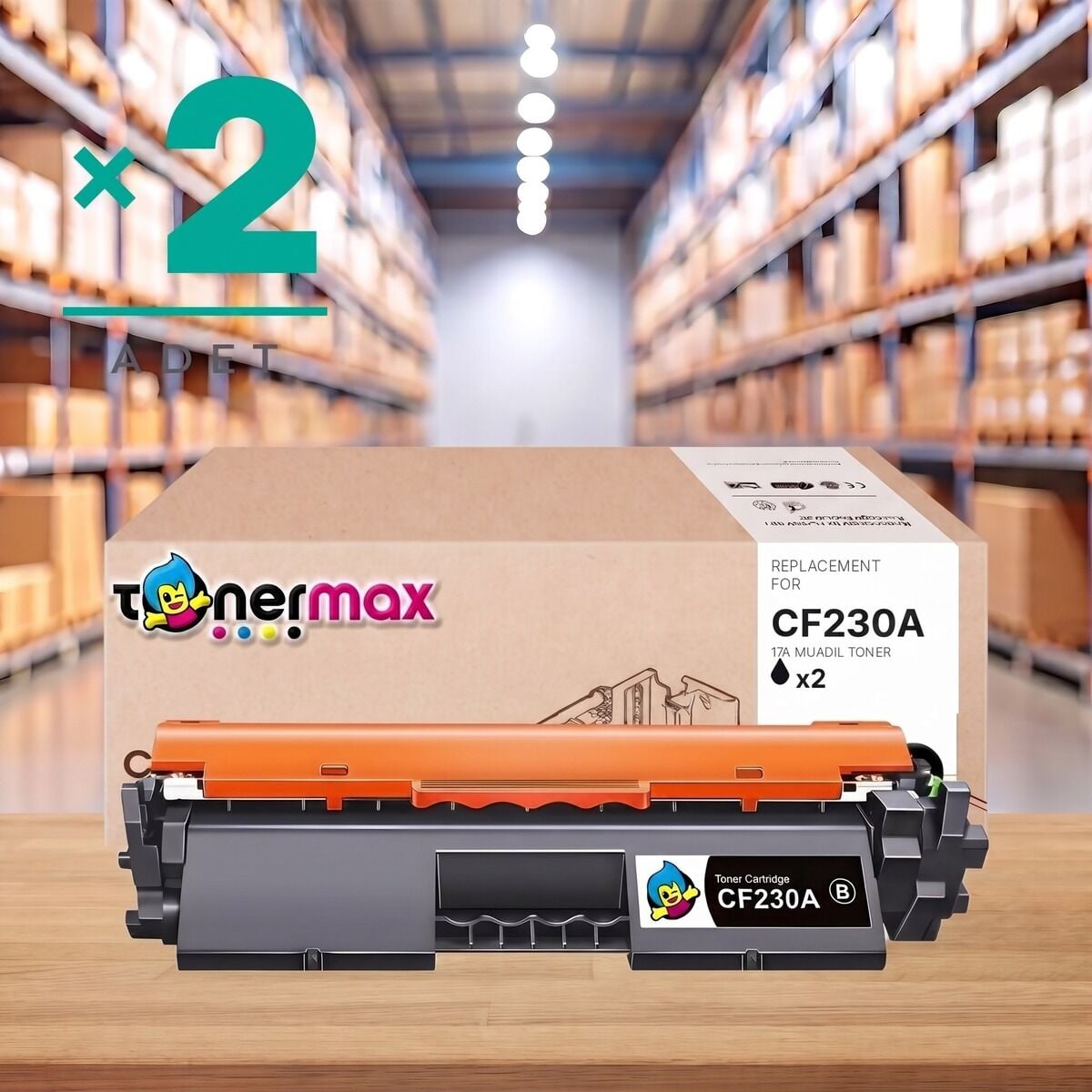 HP CF230A Muadil Toner 2'li Paket / M203 / M227