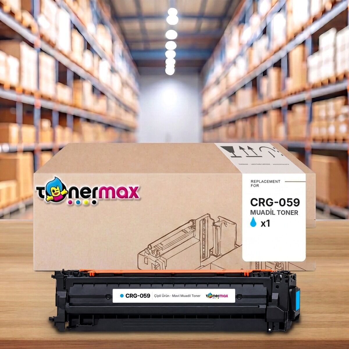 TonerMAX® CRG-059 Mavi Muadil Toner