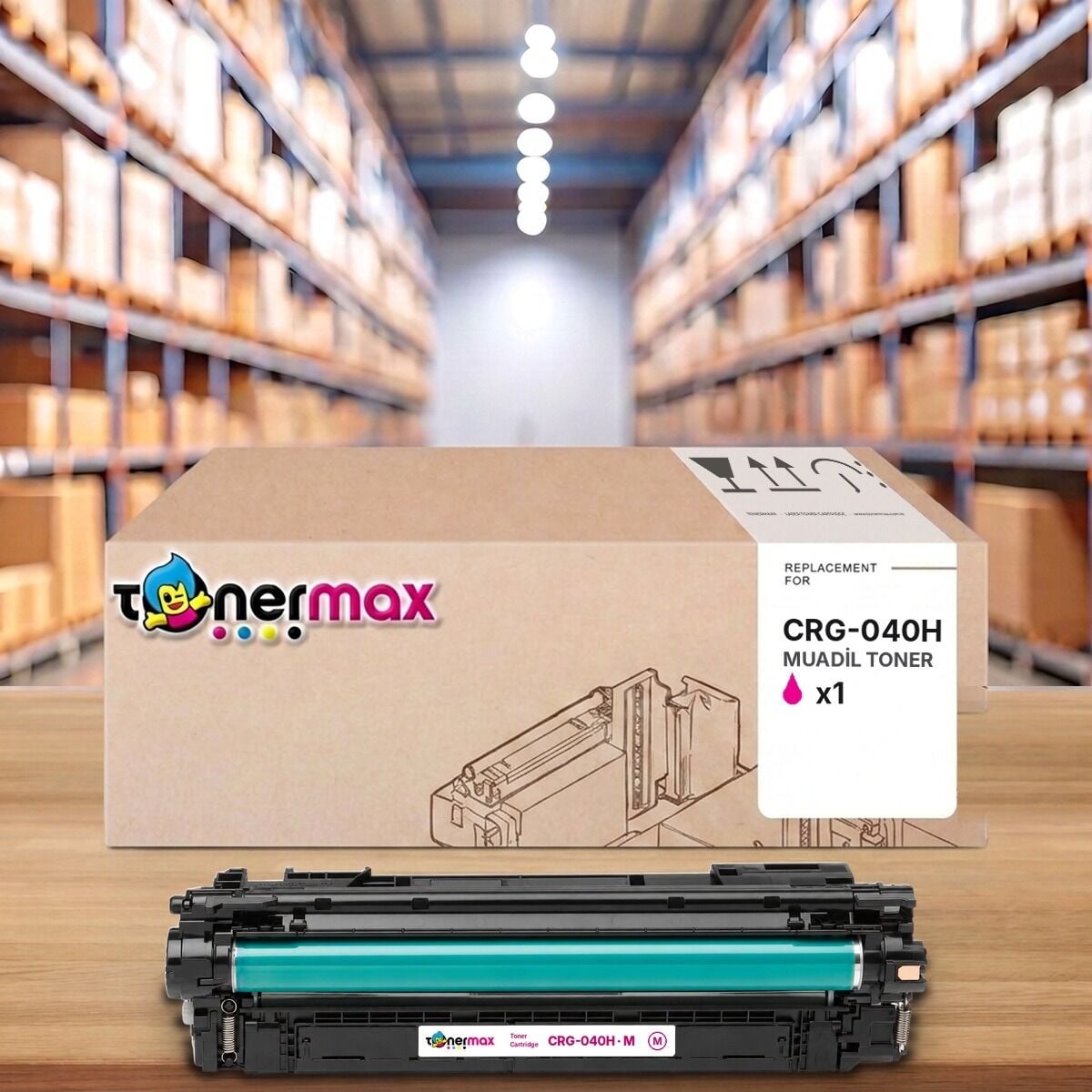 Canon CRG-040H M Kırmızı muadil toner