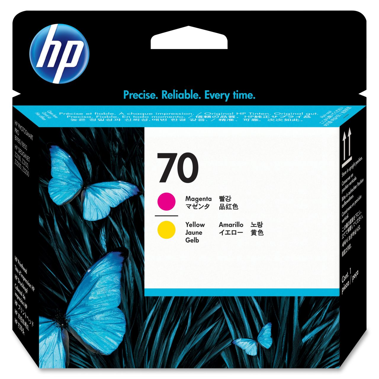 HP 70 C9406A Kırmızı ve Sarı Baskı Kafası Orjinal