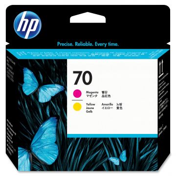 HP 70 C9406A Kırmızı ve Sarı Baskı Kafası Orjinal