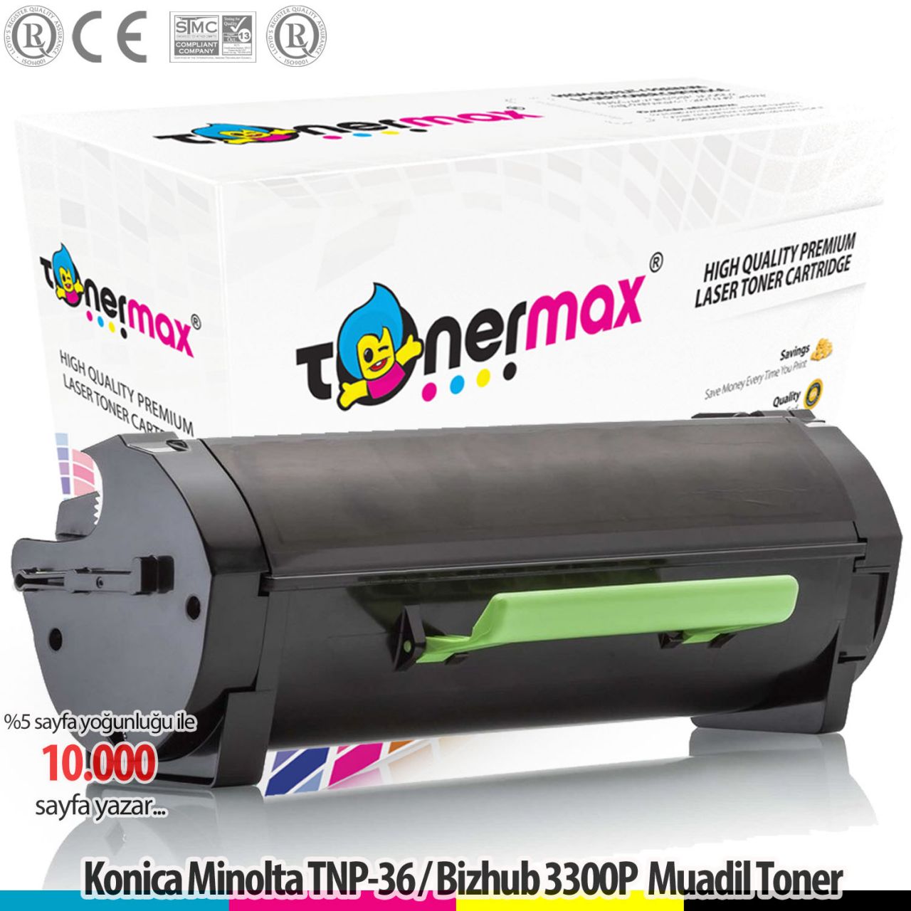 Konica Minolta Uyumlu Tonermax TNP-36 TNP-39 / Bizhub 3300P Muadil Toneri