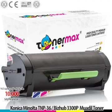 Konica Minolta Uyumlu Tonermax TNP-36 TNP-39 / Bizhub 3300P Muadil Toneri