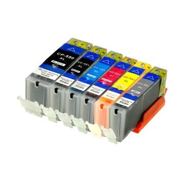 Canon PGI-550XL / CLI-551XL + Gri Muadil Kartuş