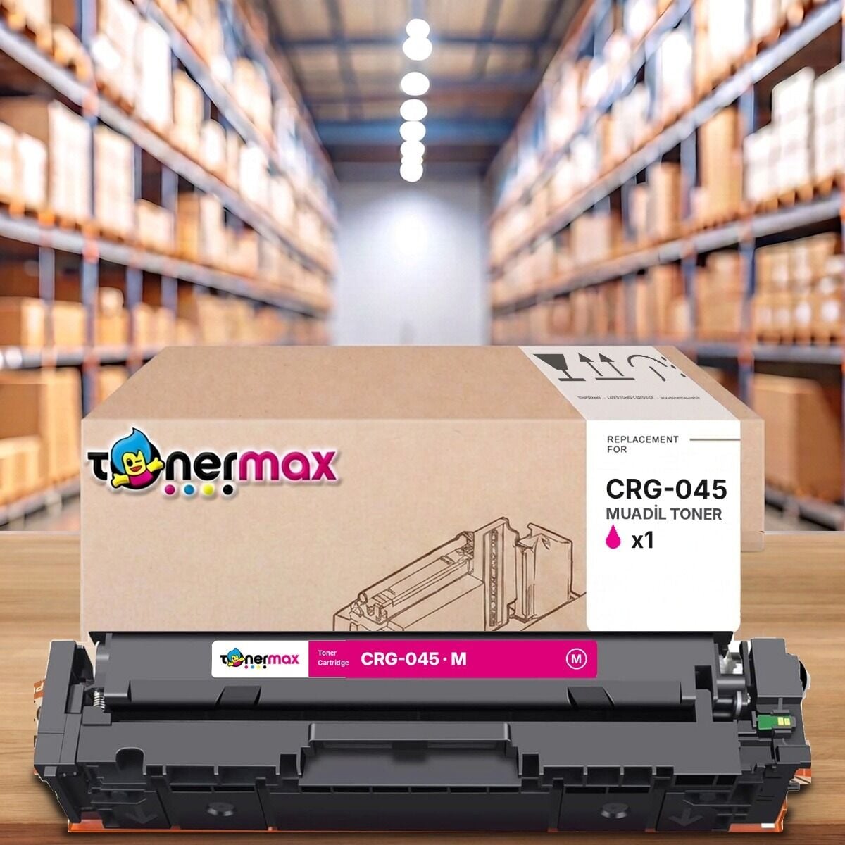 Canon CRG-045 M Kırmızı muadil toner