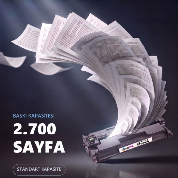 HP 80A / CF280A / Pro 400 M401 / M425 Muadil Toneri - 4'lü Paket