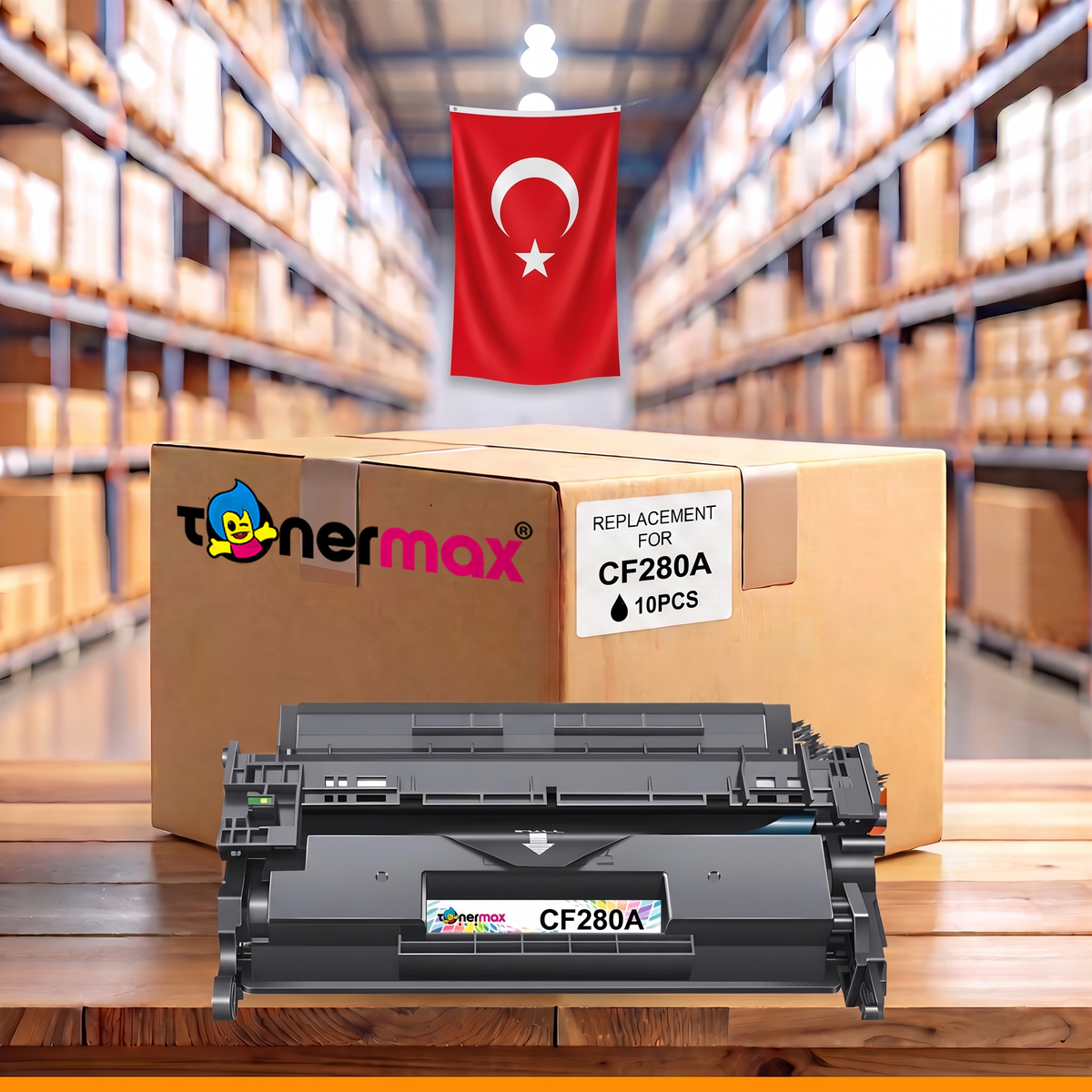 HP 80A / CF280A / Pro 400 M401 / M425 Muadil Toneri - 10'lu Paket