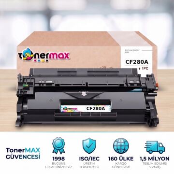 HP 80A / CF280A / Pro 400 M401 / M425 Muadil Toneri - 10'lu Paket
