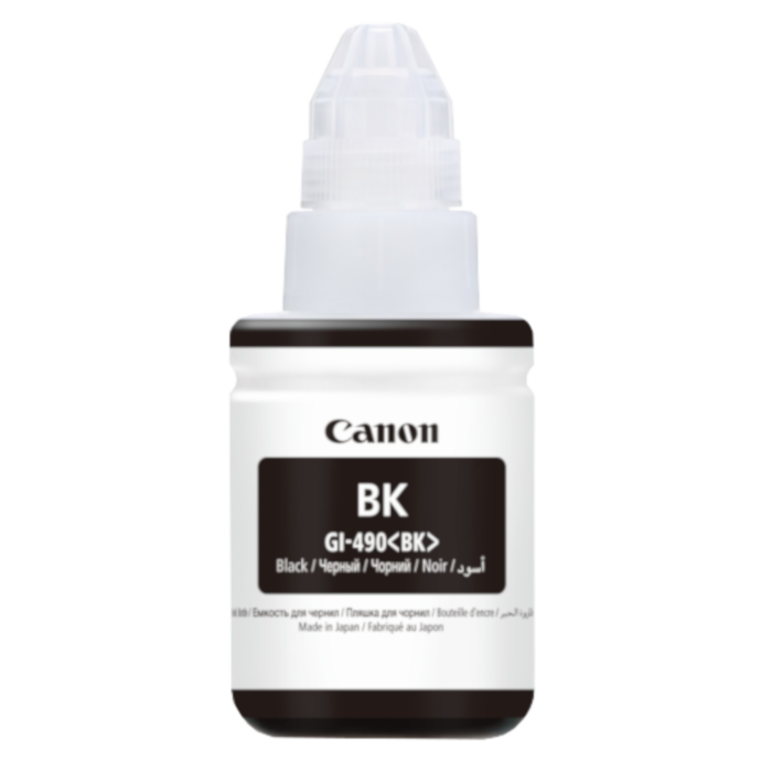 Canon GI-490 Orjinal Siyah Mürekkep / Pixma G1400 / G2400 / G3400