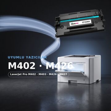 Hp 26X / CF226X / M400 / M402 / M426 Çip