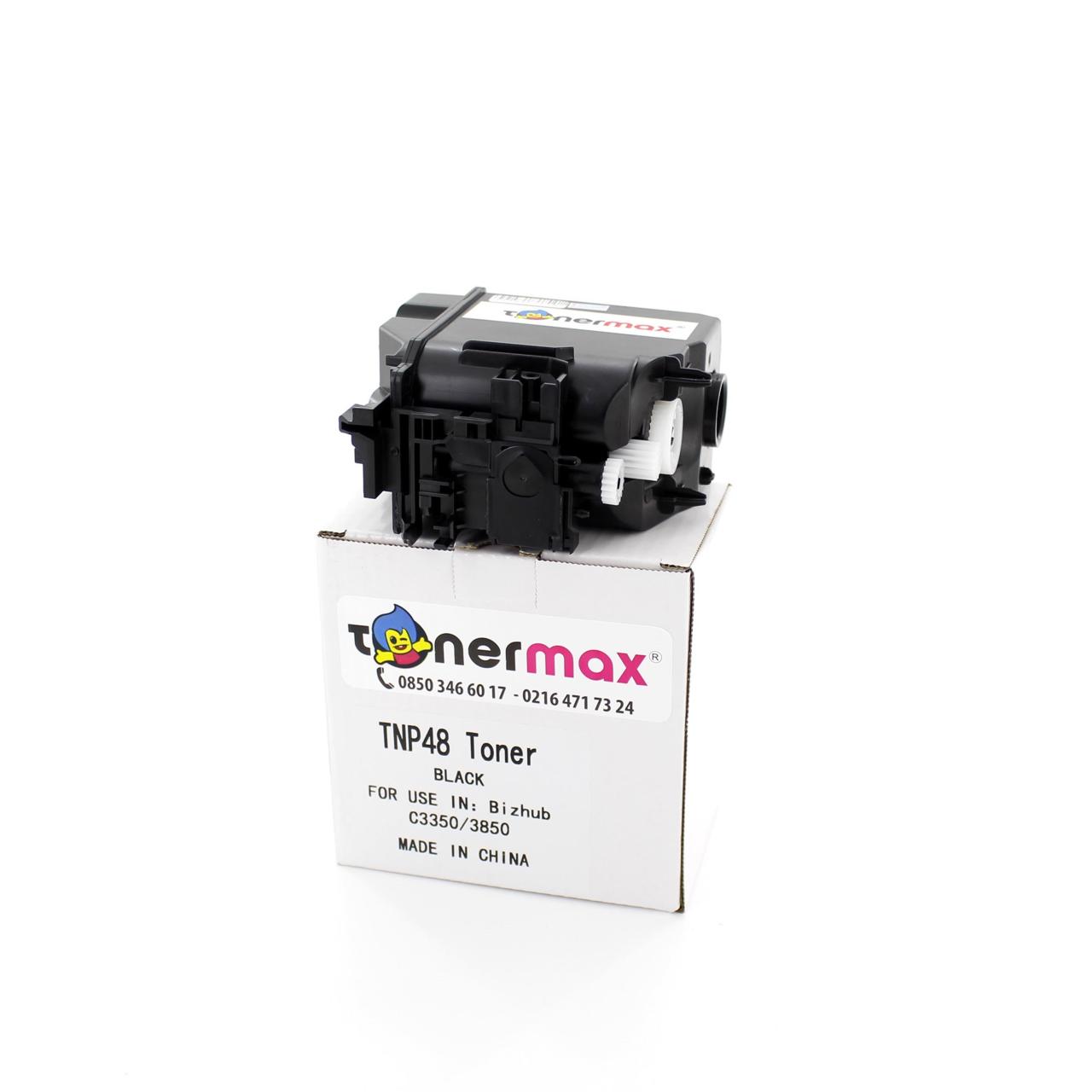 Konica Minolta A5X0150 / TNP-48  Siyah Muadil Toner/ Bizhub C3850 / C3350