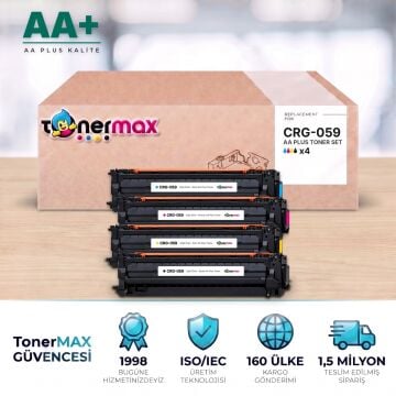 Canon CRG-059 CMYK Muadil Toner Seti AA Plus / LBP852Cx