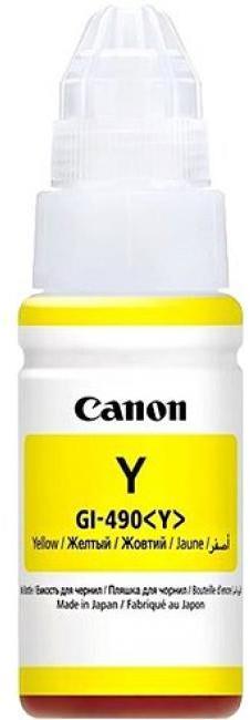 Canon GI-490 Orjinal Sarı Mürekkep / Pixma G1400 / G2400 / G3400