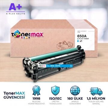 Hp 650A CE271A Mavi Muadil Toner A Plus / Color LaserJet Enterprise CP5525 / M750