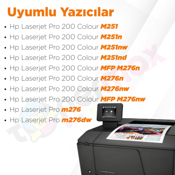 Hp 131A - CF210A Muadil Toner Takım 2'li Set Siyah Hediye