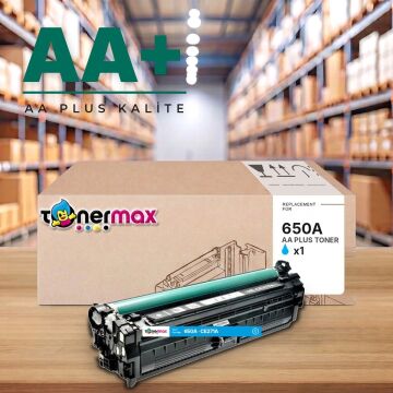 Hp 650A CE271A Mavi Muadil Toner AA Plus / Color LaserJet Enterprise CP5525 / M750