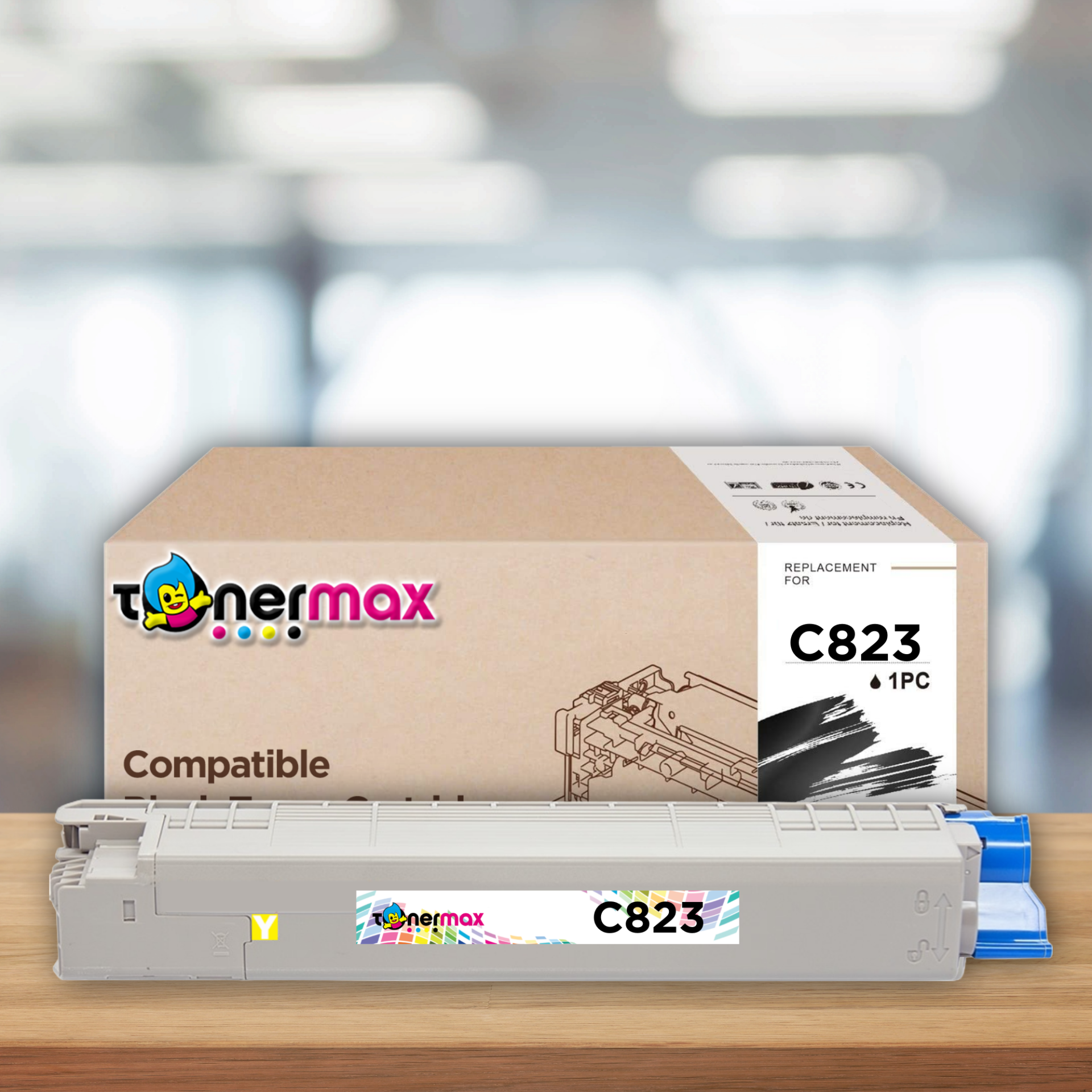 OKI 46471105 Muadil Toner Sarı - C823 / C833 / C843