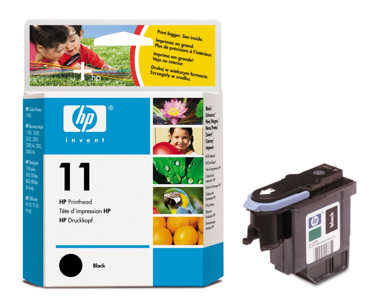 HP 11 C4810A Siyah Baskı Orjinal Kafası