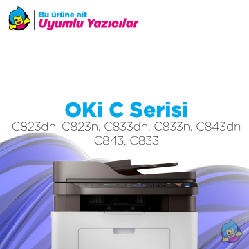 OKI Orijinal Toner Takım-   C823  /  C833  /  C843