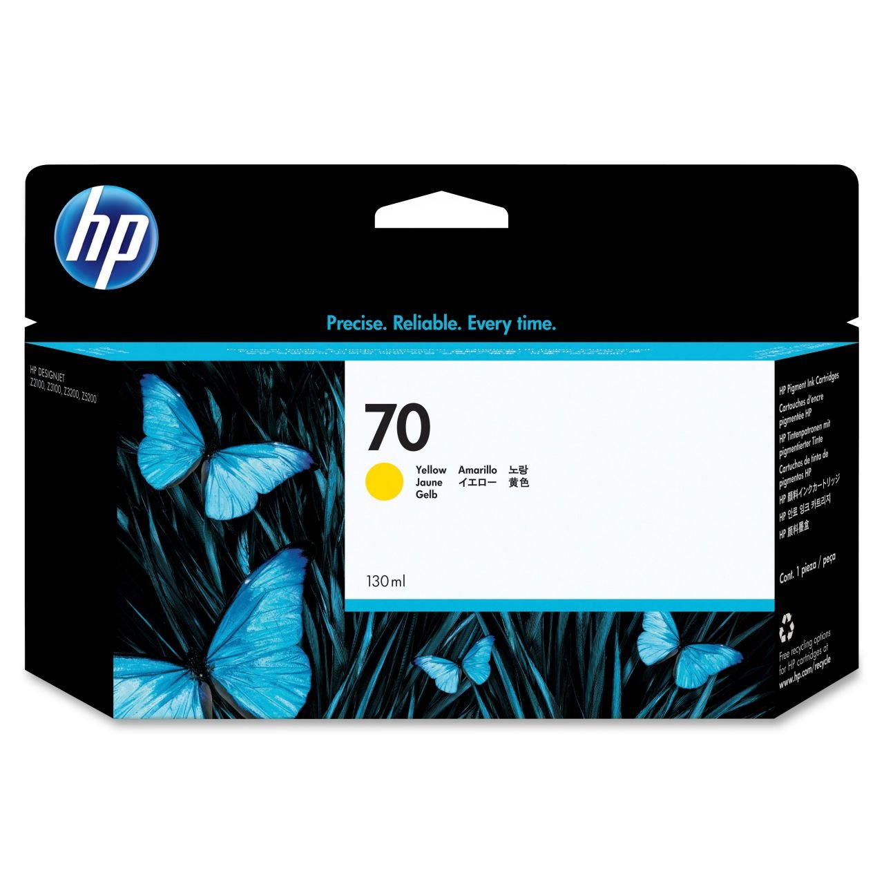 HP 70 C9454A Designjet 2100/ 3100 / 3200 / 5200 Sarı Orjinal Kartuş