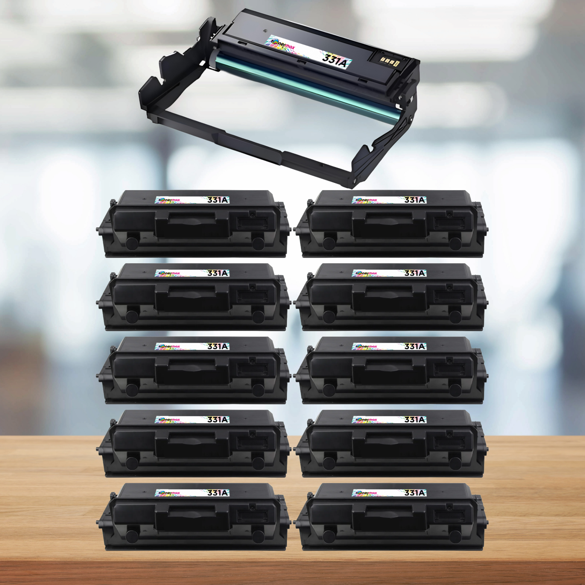 Hp 331A-W1331A Muadil Toner - 10'lu Paket + 1 Adet W1332A Muadil Drum ünitesi/ LaserJet 408dn / MFP 432fdn