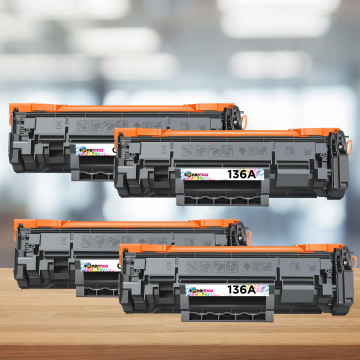 Hp 136A-W1360A Muadil Toner - Çipli - 4'lu Avantaj Paket / M211 / M236
