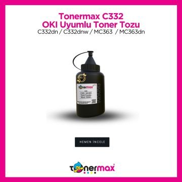 Oki 46508740 Siyah Toner Tozu / C332 / MC363