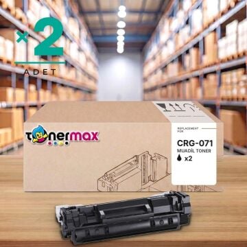Canon CRG-071 Muadil Toner - Çipli 2'li Avantaj Paket / Canon I-Sensys LBP121dn / LBP122dw / MF271dn / MF272dw / MF273dw / MF274dw / MF275dw