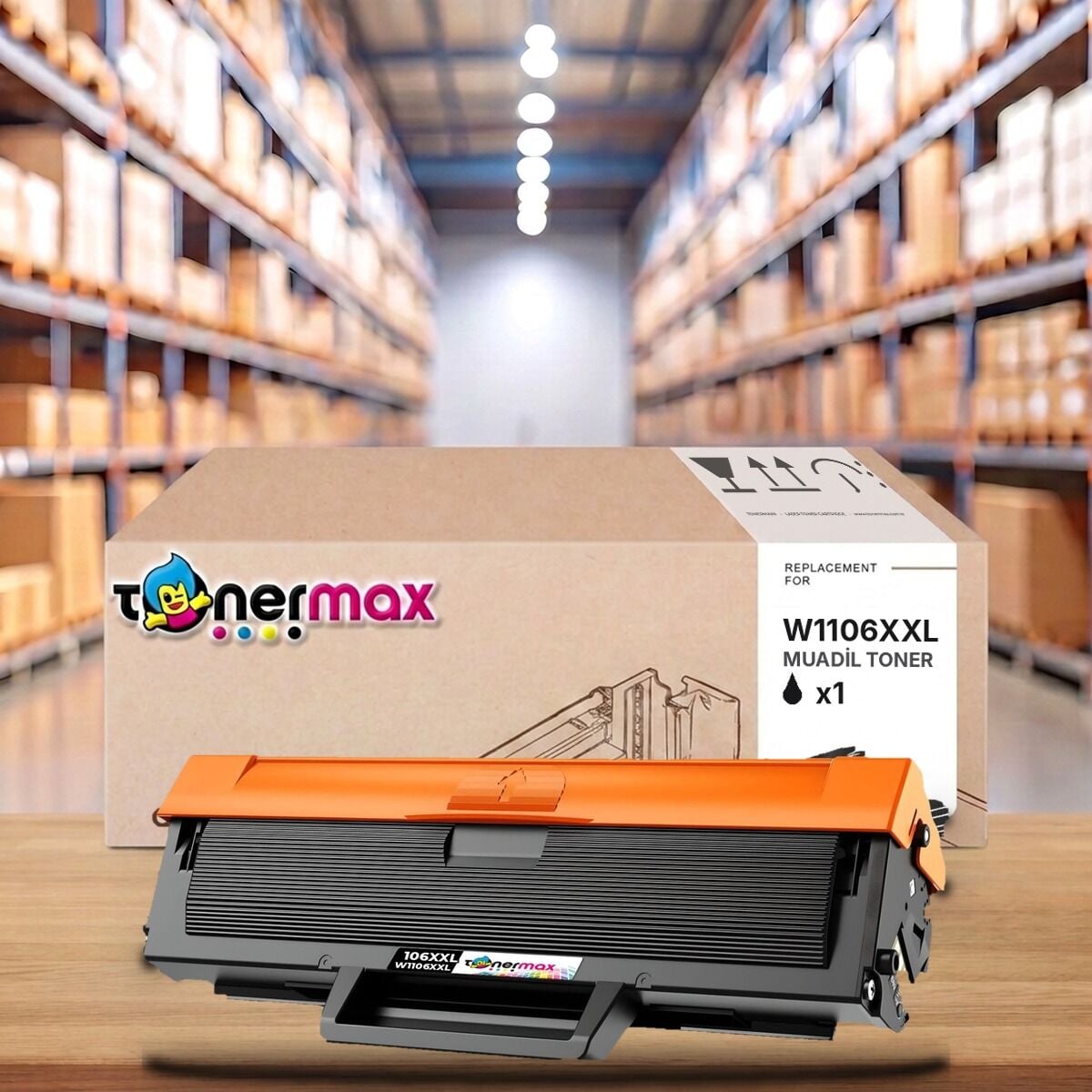 Hp 106XXL W1106XXL Muadil Toner - Çipli ( Süper Yüksek Kapasite )/ 107A / 107W / MFP 135W / MFP 137fnw