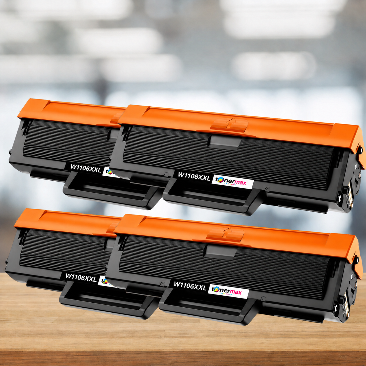 TonerMAX® W1106XXL Muadil Toner — Dörtlü Paket