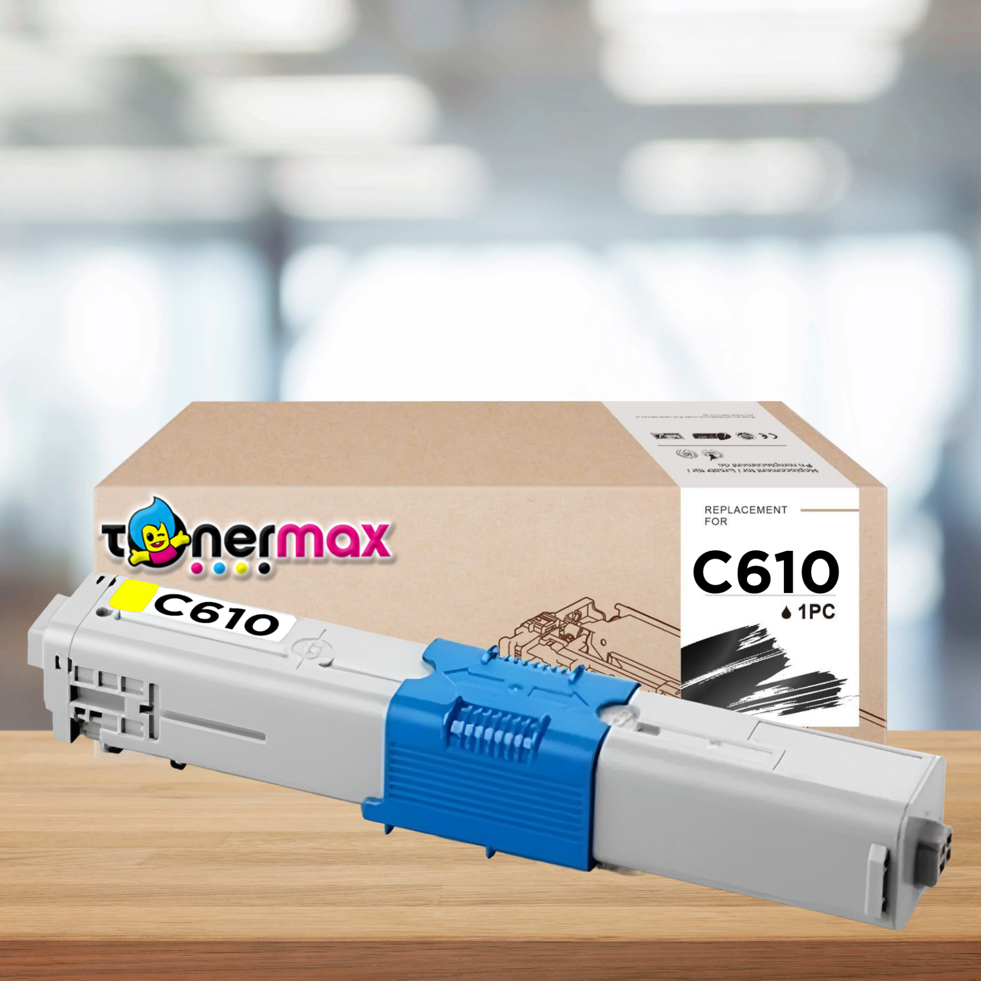 Oki 44315321 / C610 Muadil Toner Sarı