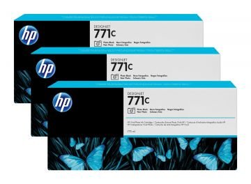Hp 771C B6Y37A Foto Siyah Orjinal Kartuş 775ML x 3 Adet  / HP Designjet Z6200 Kartuş