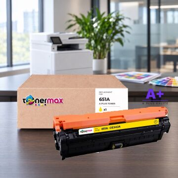 Hp 651A CE342A Sarı Muadil Toner A Plus / LaserJet Enterprise 700 Color MFP M775