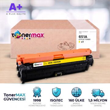 Hp 651A CE342A Sarı Muadil Toner A Plus / LaserJet Enterprise 700 Color MFP M775